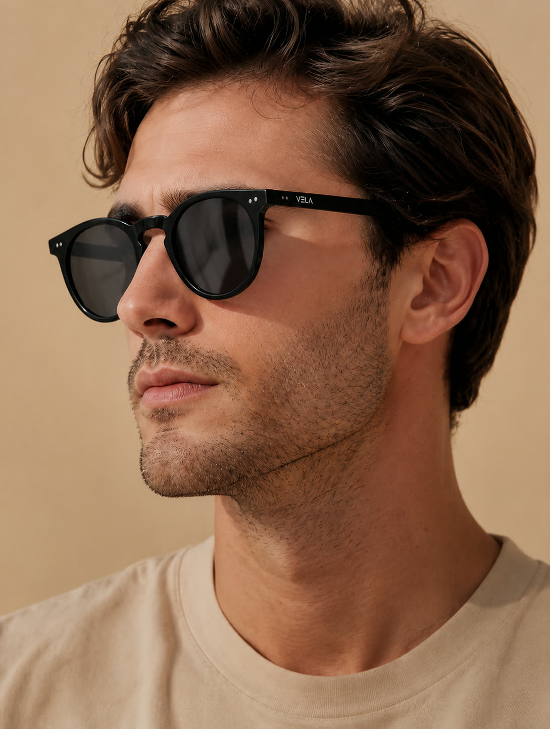 Collezione occhiali da sole Uomo Vela - Forme classiche, presenza moderna